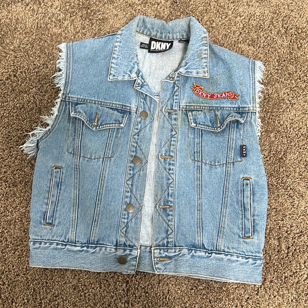 DKNY denim vest